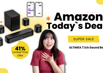 ULTIMEA Aura A60 7.1ch Sound Bar – Cinematic Audio Experience $124 Cheaper!