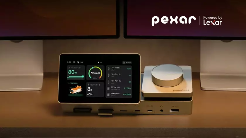 Док-станция Lexar PexarBolt Ultra с экраном