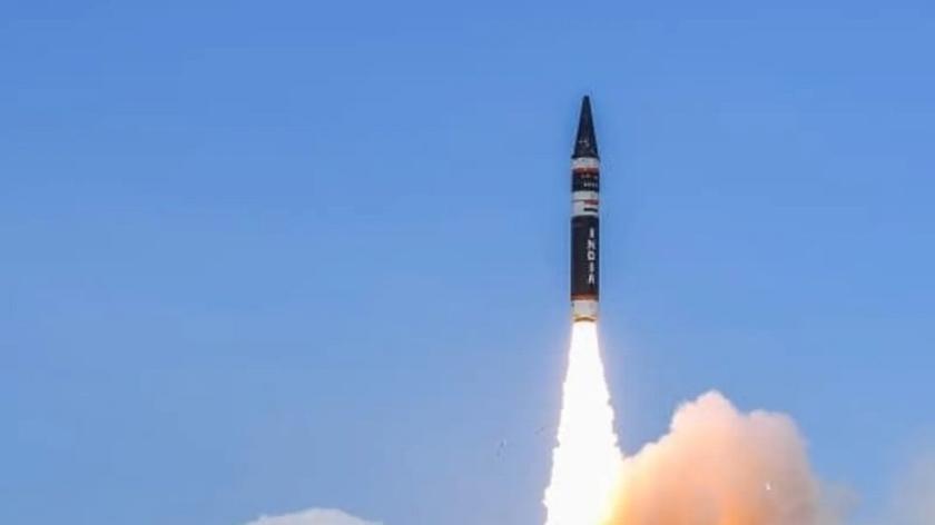 India conducted a test launch of a new generation ballistic missile Agni Prime with a launch range of up to 2000 km