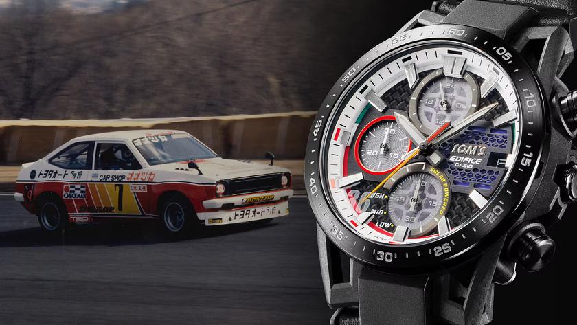 Casio выпустила часы EDIFICE TOM's 50th Anniversary Edition к 50-летию японской гоночной команды TOM'S (фото)