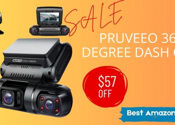 PRUVEEO 360 Degree Dash Cam - Buy Now $57 Discount!