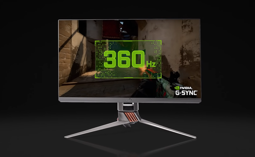 Самый быстрый в мире: NVIDIA и Asus представили монитор ROG Swift 360 с частотой обновления 360 Гц