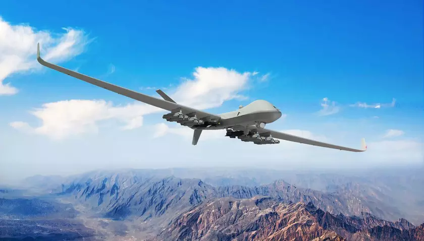 Украинский самолёт Ан-124 доставил в Великобританию первый модернизированный беспилотник Protector RG Mk1 для Королевских ВВС