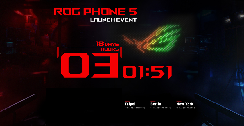 Официально: игровой смартфон ASUS ROG Phone 5 представят 10 марта