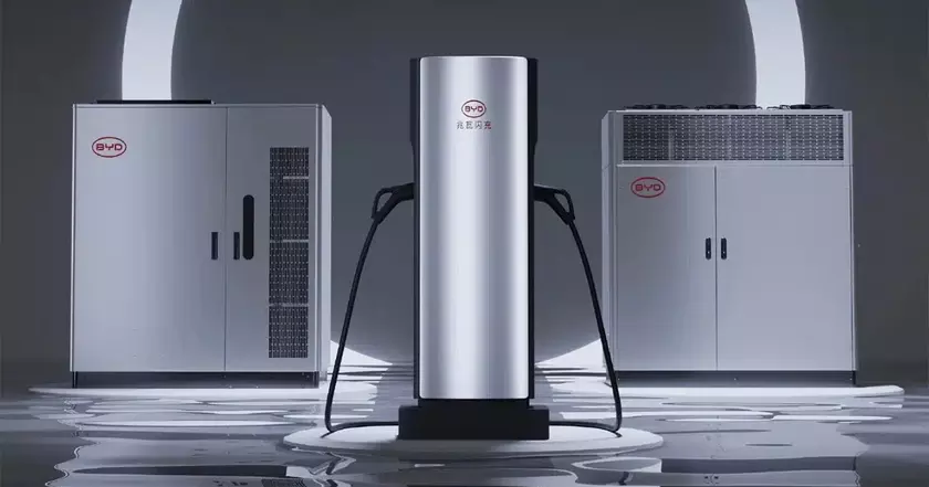 BYD представляет сверхмощное зарядное устройство на 1360 кВт