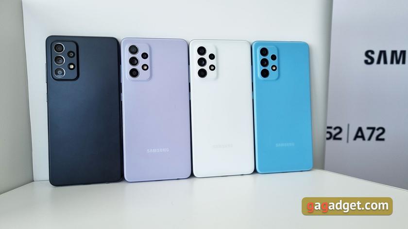 Смартфоны Samsung Galaxy A72, A52 и A32 своими глазами-8