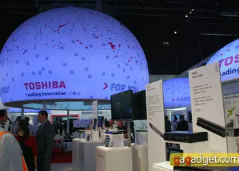 Павильон Toshiba на выставке IFA 2009 своими глазами: фоторепортаж