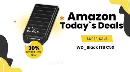 WD_Black 1TB C50 Expansion Card – Now $48 Off for Xbox Series X|S!