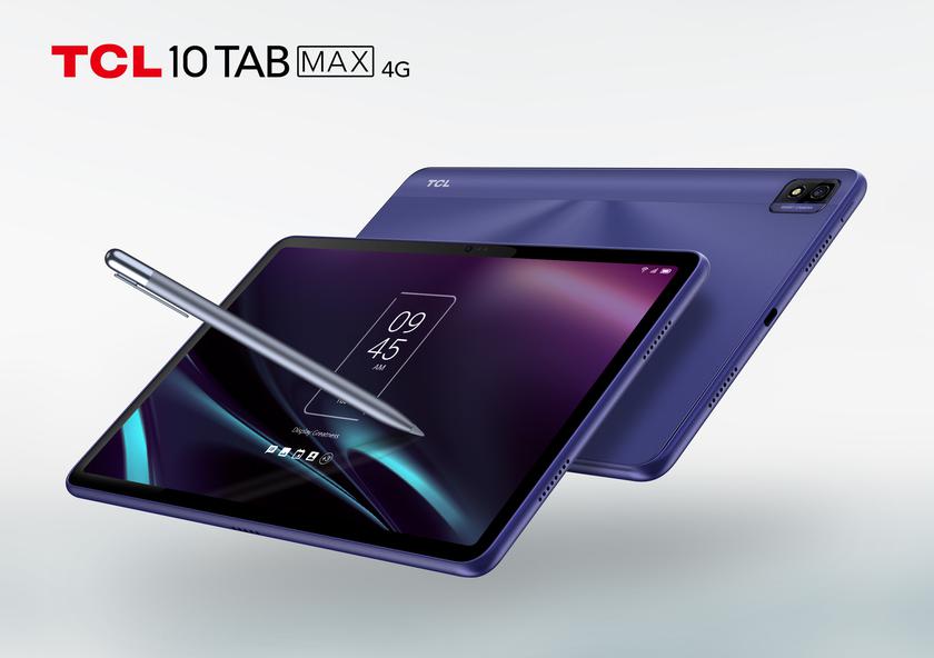 TCL Tab Max – планшет с Android 11, Snapdragon 665, клавиатурой и стилусом за $220