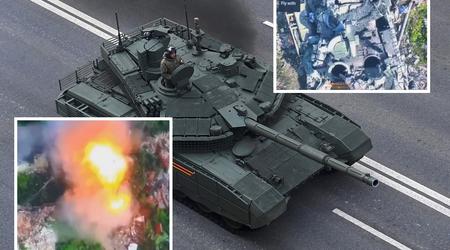 Український дрон точним влучанням гранати в люк добив російський модернізований танк Т-90М вартістю кілька мільйонів доларів