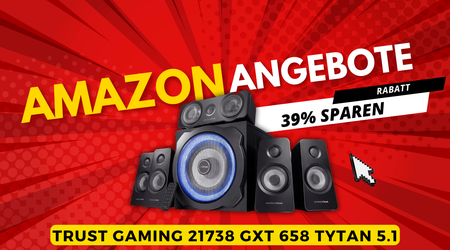 Trust Gaming GXT 658 Tytan 5.1 Surround System – Black Friday Rabatt von 65€!