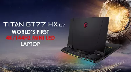 MSI Titan GT77 - gaming laptop with Core i9-13980HX, GeForce RTX 4090 and 144Hz 4K UHD Mini LED display for $5299