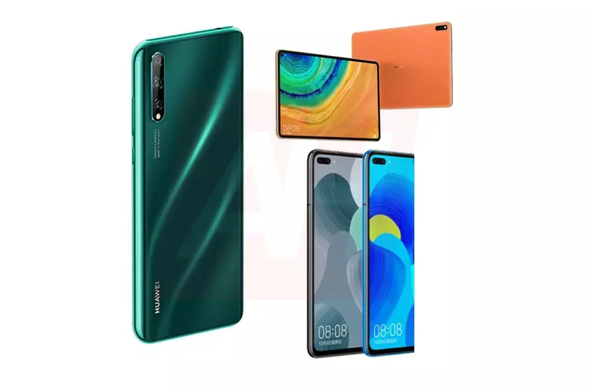 Новые изображения смартфонов Huawei P Smart 2020 и Nova 6 и «дырявого» планшета MatePad Prо