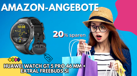 HUAWEI WATCH GT 5 Pro Bundle mit FreeBuds 5i – Jetzt 100€ Rabatt!