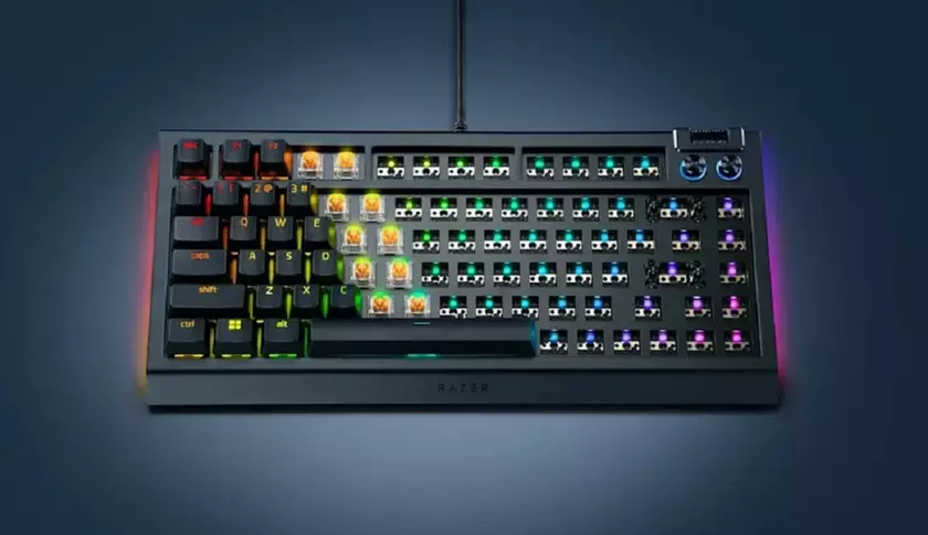 Unveiling the BlackWidow V4: The Ultimate 75% Barebones Kit for Keyboard Enthusiasts