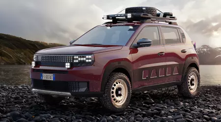 The new Fiat Grande Panda 4x4 concept is a direct successor to the Panda 4x4 from the 80s