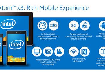 MWC 2015: новые линейки мобильных процессоров Intel Atom x3, x5 и x7
