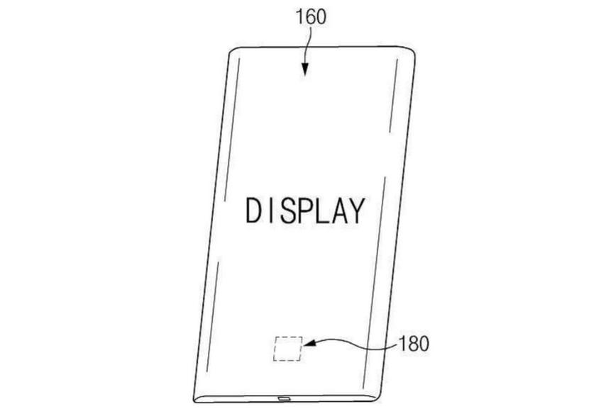 Samsung патентует смартфон со сканером отпечатков в дисплее