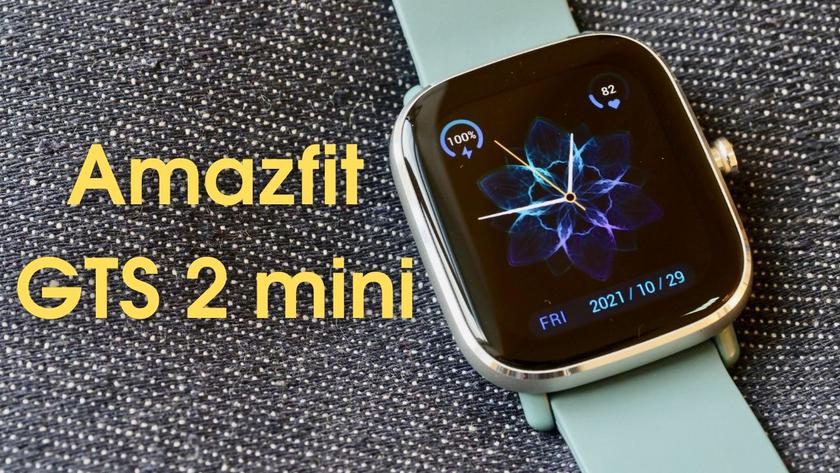 Amazfit GTS 2 mini - you can take it! Stylish smartwatch review