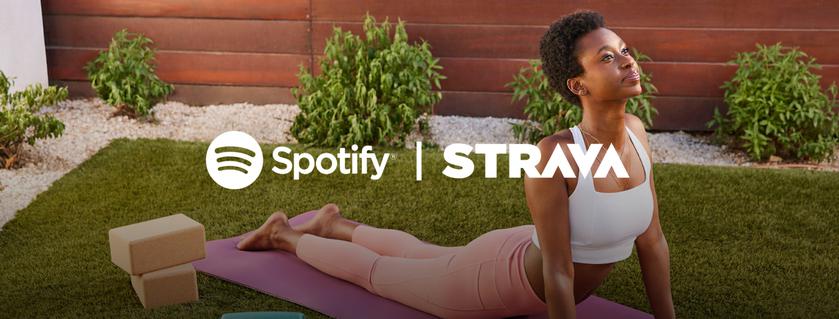 В приложении Strava появилась интеграция с сервисом Spotify