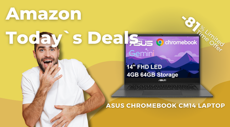 ASUS Chromebook CM14 Laptop – 81% Off This Amazing Deal!