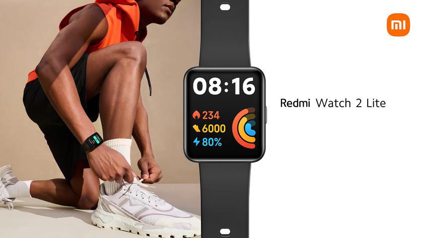 Redmi Watch 2 Lite на Amazon: смарт-часы с датчиком SpO2, защитой от воды и автономностью до 10 дней за 49 евро (скидка 16 евро)