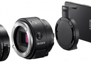 Sony анонсировала пристегивающиеся к смартфонам камеры QX1 и QX30