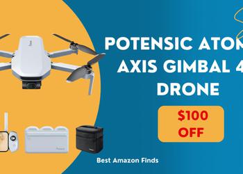 Potensic ATOM 3-Axis Gimbal 4K GPS Drone - $100 Off Now!