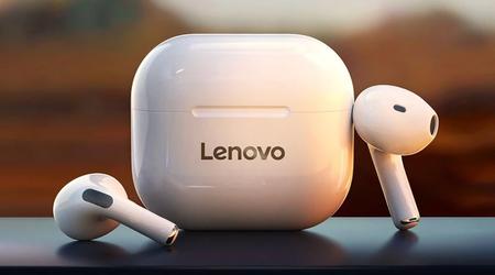Lenovo LP40 en AliExpress: auriculares TWS con diseño de AirPods 3, protección IPX5, puerto USB-C y hasta 20 horas de batería por 11 dólares