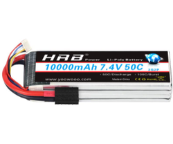 HRB 2S2P LiPo Battery