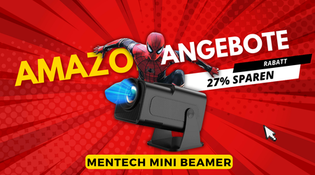 Mentech Mini Beamer mit Android TV 11.0 – Jetzt 30€ günstiger!