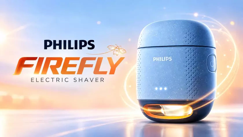 Компактная электробритва Philips Firefly с фонариком