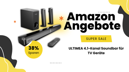 ULTIMEA 4.1 Soundbar mit Subwoofer – Spare jetzt 60€!