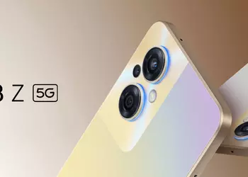 OPPO Reno 8 Z 5G: AMOLED display, Snapdragon 695 chip, 8GB RAM, 33W charging and 64MP camera for $360