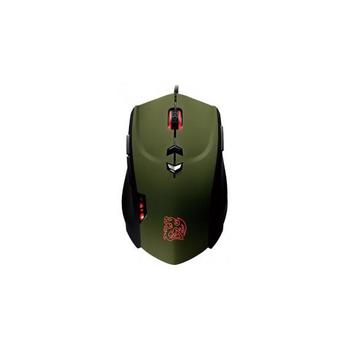 Tt eSPORTS by Thermaltake Theron Gaming Mouse Black-Green USB