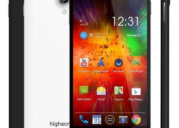 Highscreen выпустила смартфон Thor на восьмиядерной платформе MediaTek MT6592