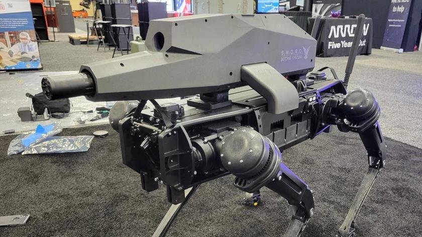Испанская армия заинтересовалась четвероногими роботами Q-UGV, которые могут оснащаться снайперскими винтовками