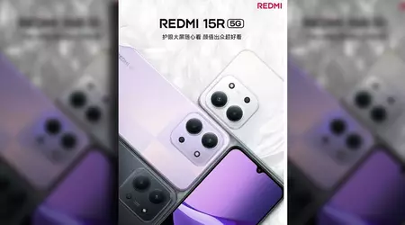 Redmi 15R 5G - a budget smartphone with Dimensity 6300 and 6000 mAh battery announced