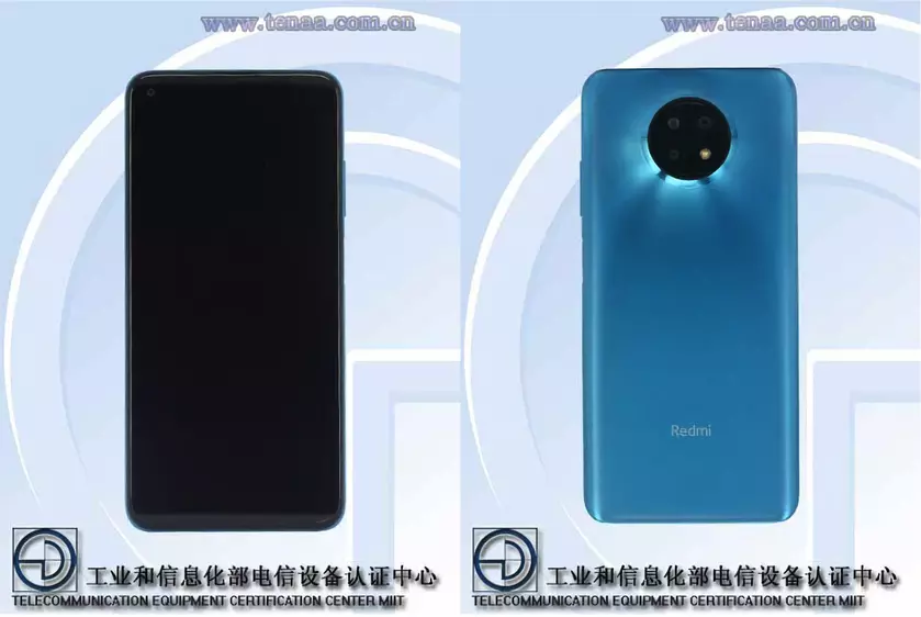 В TENAA появились характеристики и фотографии 5G-версий Redmi Note 9 и Redmi Note 9 Pro