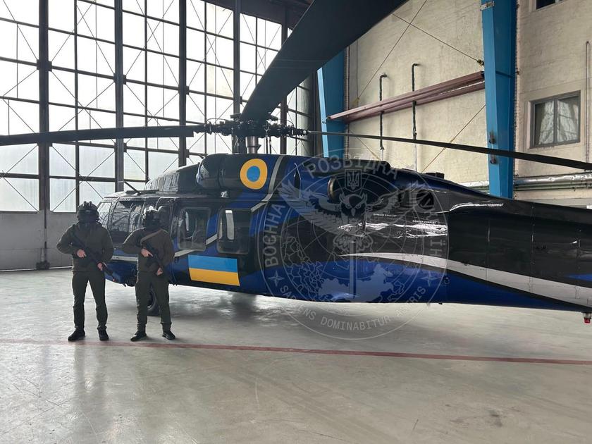 Украинская авиационная разведка использует легендарный американский вертолёт Sikorsky UH-60 Black Hawk
