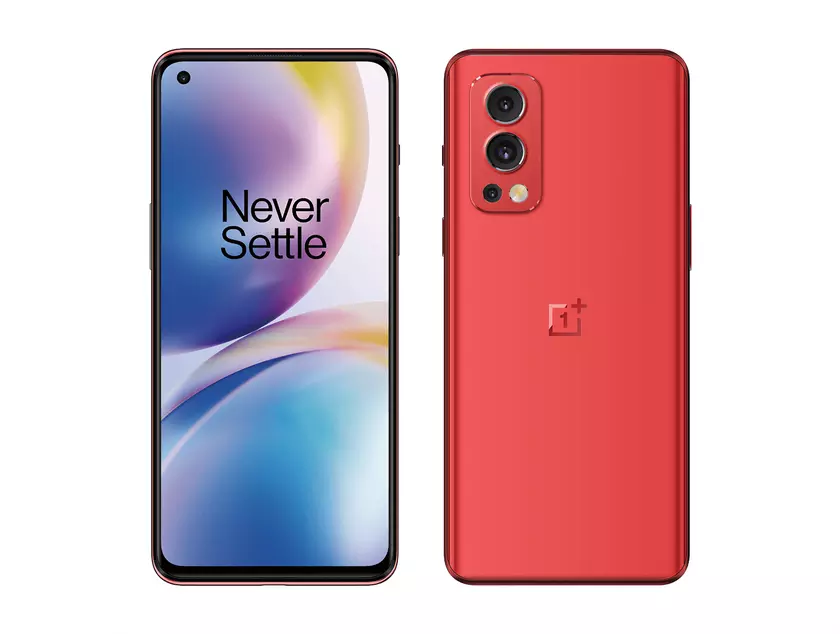 Так будет выглядеть специальная версия OnePlus Nord 2 5G в красной расцветке