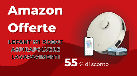 LEFANT M1 Robot Aspirapolvere con Navigazione LiDAR – Risparmia 220€!