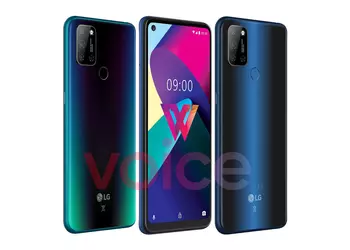 Бюджетник LG W41 с «дырявым» экраном и квадро-камерой появился на официальных пресс рендерах
