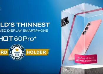 Infinix HOT 60 Pro+ установил мировой рекорд: самый тонкий смартфон с 3D-изогнутым экраном