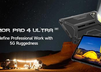 Ulefone представила планшет Armor Pad 4 Ultra с тепловизором и поддержкой 5G по цене от $329