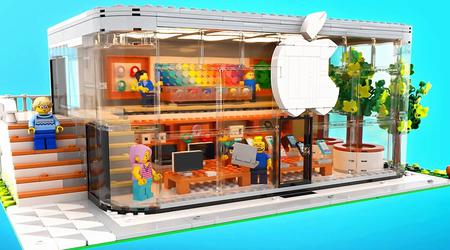 iMac G3, iPod, AirPods e Apple Vision Pro: Un fan ha creato un modello Lego dell'Apple Store (foto)