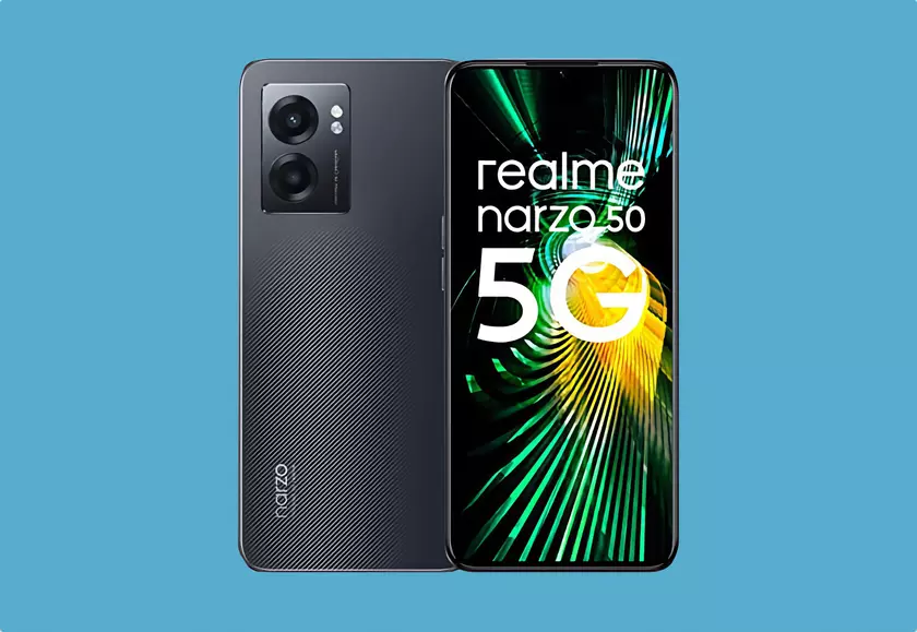 realme Narzo 50 с экраном на 90 Гц, чипом Dimensity 810, батареей на 5000 мАч и NFC продают на Amazon за 129 евро (скидка 30 евро)