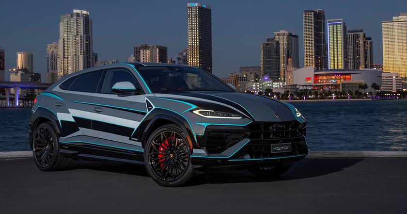 Lamborghini представил Urus SE на Art Basel Miami Beach 2024