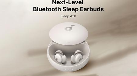 Anker Soundcore Sleep A20 sur Kickstarter : casque de sommeil TWS avec ANC et jusqu'à 80 heures d'autonomie pour 104 dollars.