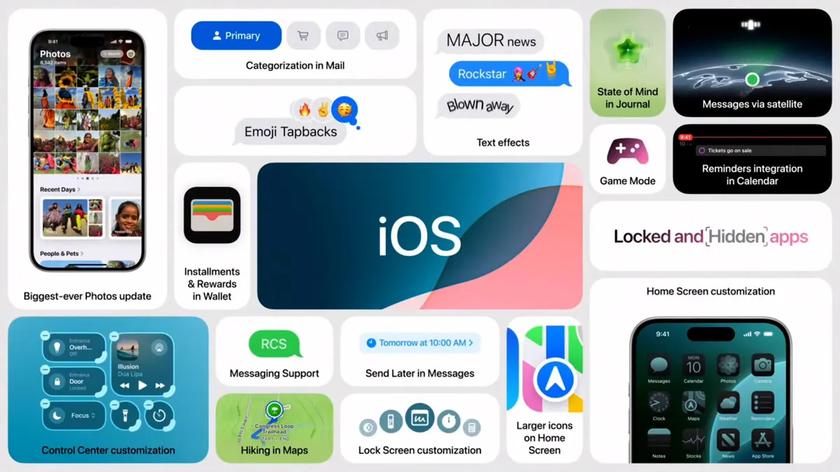 Разработчики могут присылать приложения для iOS 18 в App Store